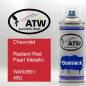 Preview: Chevrolet, Radiant Red Pearl Metallic, WA5389 / 48U: 400ml Sprühdose, von ATW Autoteile West.